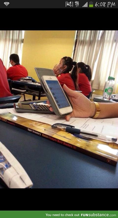 be in math class like