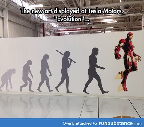 Evolution art at tesla motors