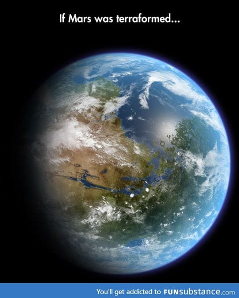 What Mars would look like if it was terraformed