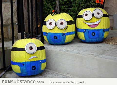 Minion Pumpkins