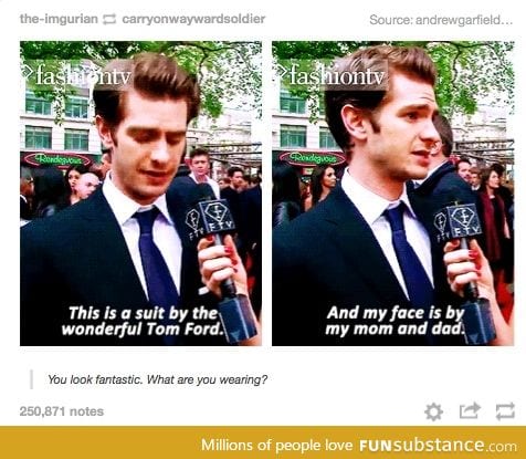 Andrew Garfield, everybody.