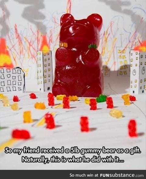 giant gummy bear