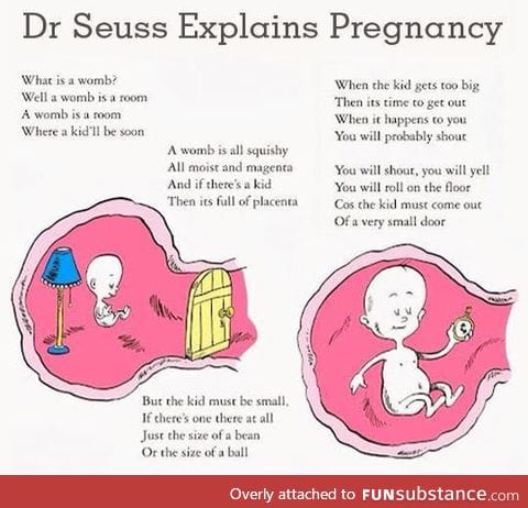 Dr. Seuss explains pregnancy