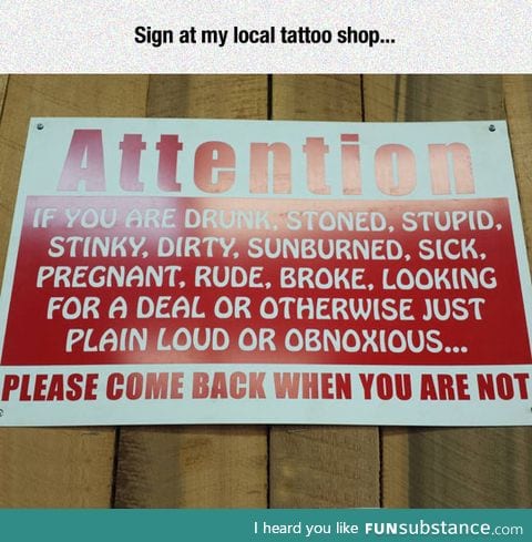 Every store needs a sign like this