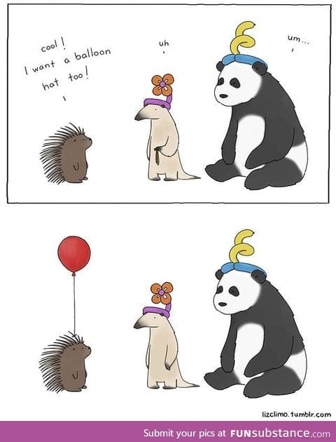 Balloon hats