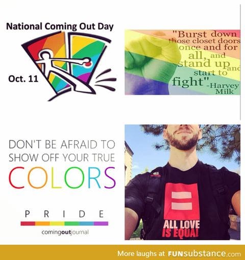 Happy National Coming Out Day!