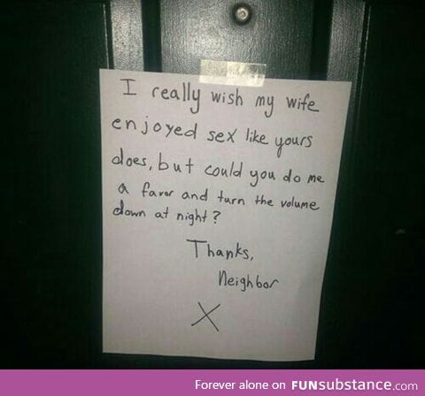 Lucky neighbor