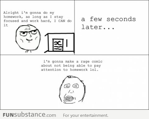 rage comic distraction