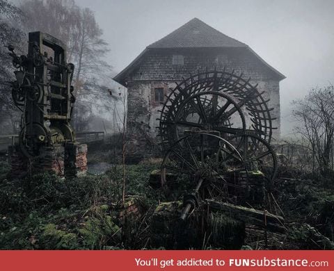 Old mill in Eastern Bavaria, Germany. a place straight out of grim's fairytale