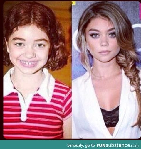 Sarah Hyland kicks puberty's butt