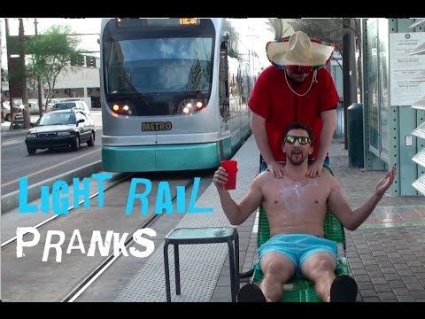 Light Rail Prank