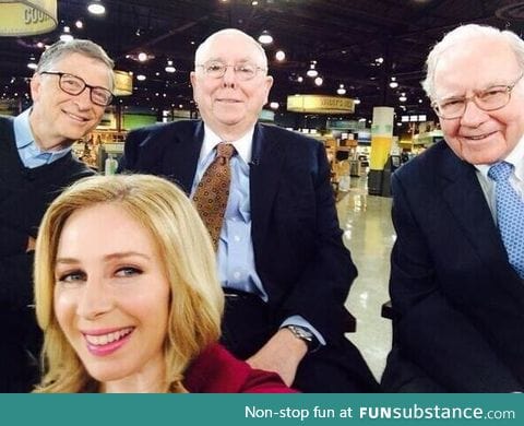 World's Richest Selfie - Combined Net Worth of $143,000,000,000+