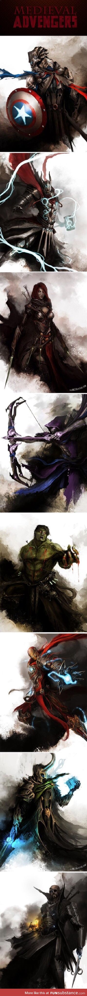 Medieval avengers