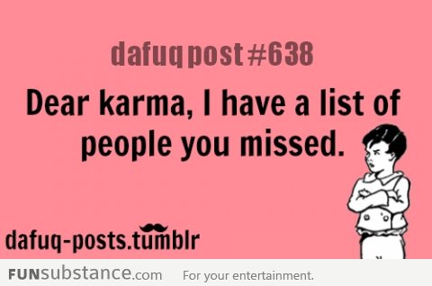 dear karma