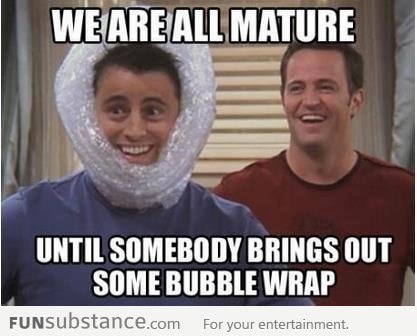 Bubble wrap:)