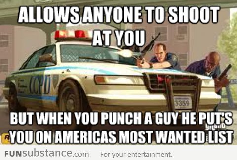 GTA cop logic