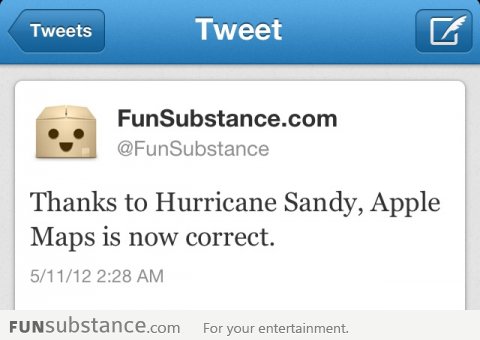 Apple Might Sue Sandy Now