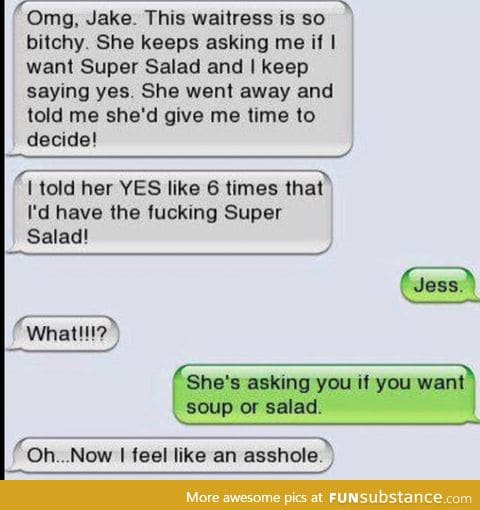 I want the super salad!!