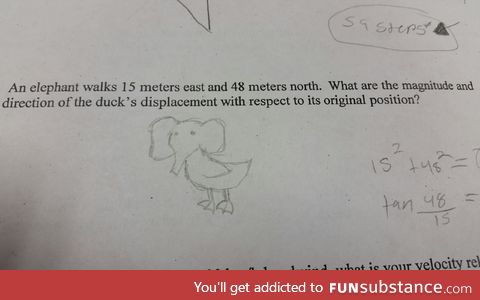 Easiest question on a physics test