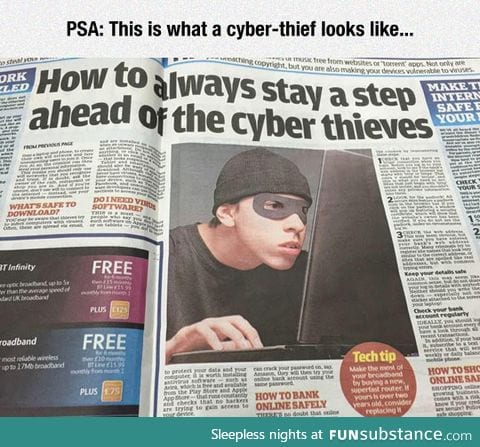 Beware of the cyber burglar