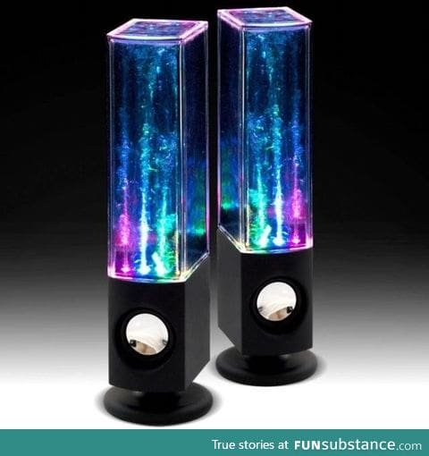 Dancing water speakers