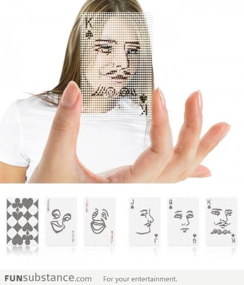 See Through Poker Face Cards