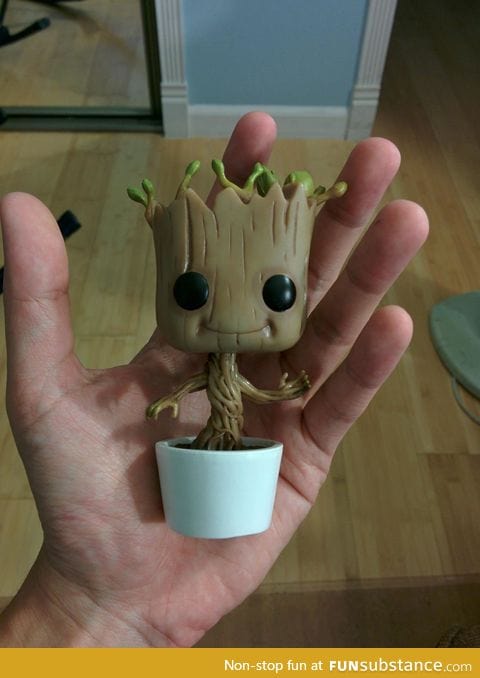 Dancing Baby Groot Bobble Head