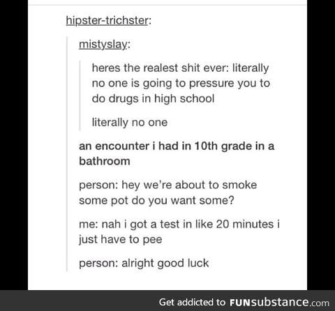 Drugs in school