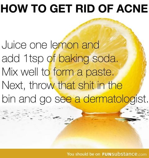 How to get rid of acne