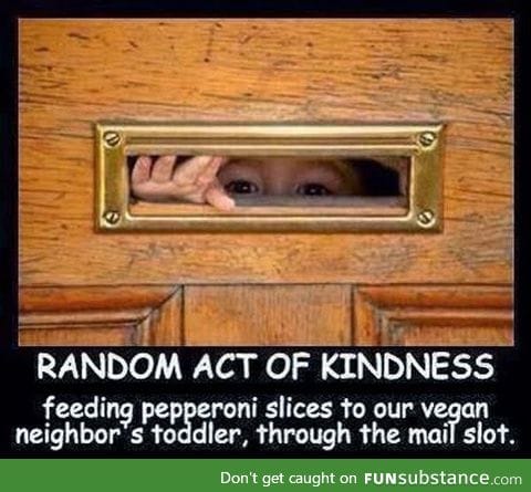 Random act of kindness