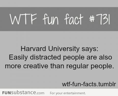 easily distracted peope