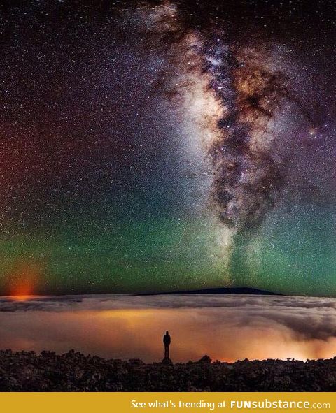 The milky way from hawaii