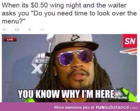 $0.50 Wing night