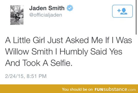 Good guy Jaden