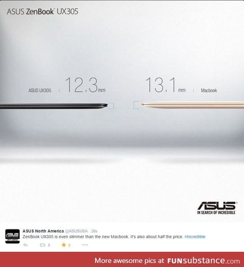 Asus firing shots at apple!