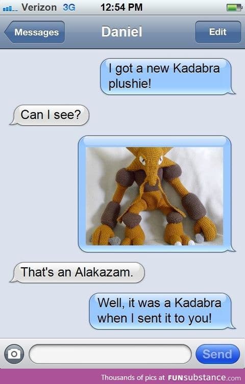 Kadabra plushie