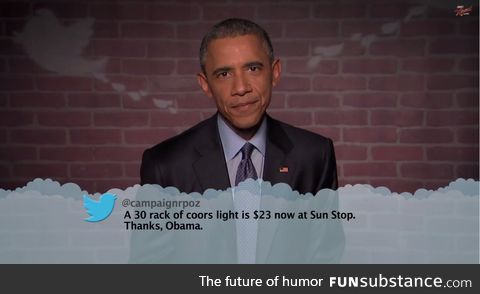 Obama Reads Mean Tweets