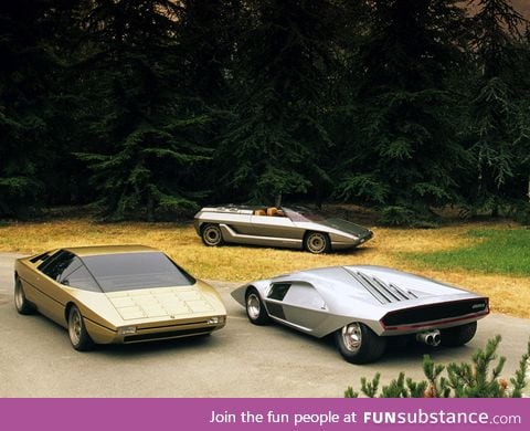 70s Lamborghini concept cars