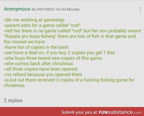 Anon ruins Christmas