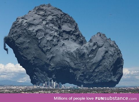 Even a single comet is pretty darn big