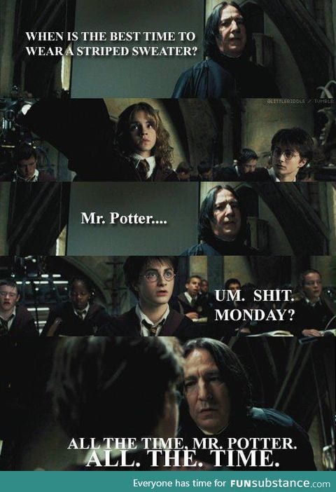 Get it together, Harry