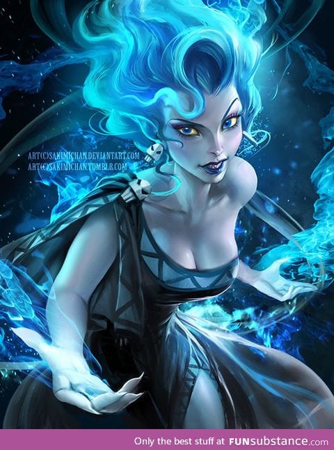 hades (from the Disney  Hercules movie) gender swapped!