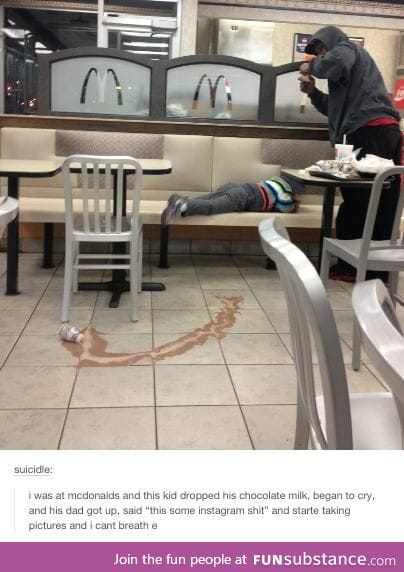 No use crying over spilled milk, but a spilled MILKSHAKE deserves tears!