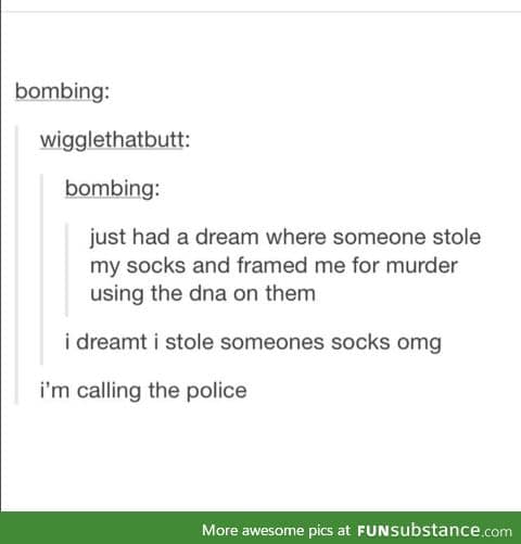 So that's where all my socks go