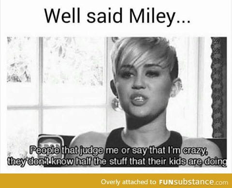 One Point For Miley