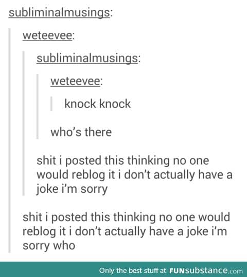 Knock knock