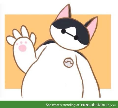 Kitty baymax ;-;