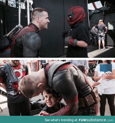 Ryan Reynolds Fulfills Wish of Boy Battling Cancer Who Wanted to Meet Deadpool