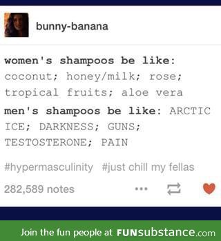 Another post about men's and women's shampoos