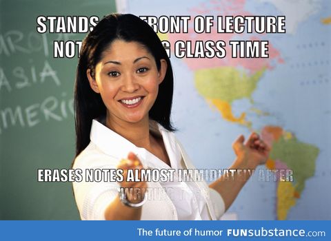 I hate this kind of teachers